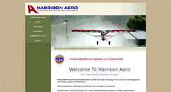 Desktop Screenshot of harrisonaero.com